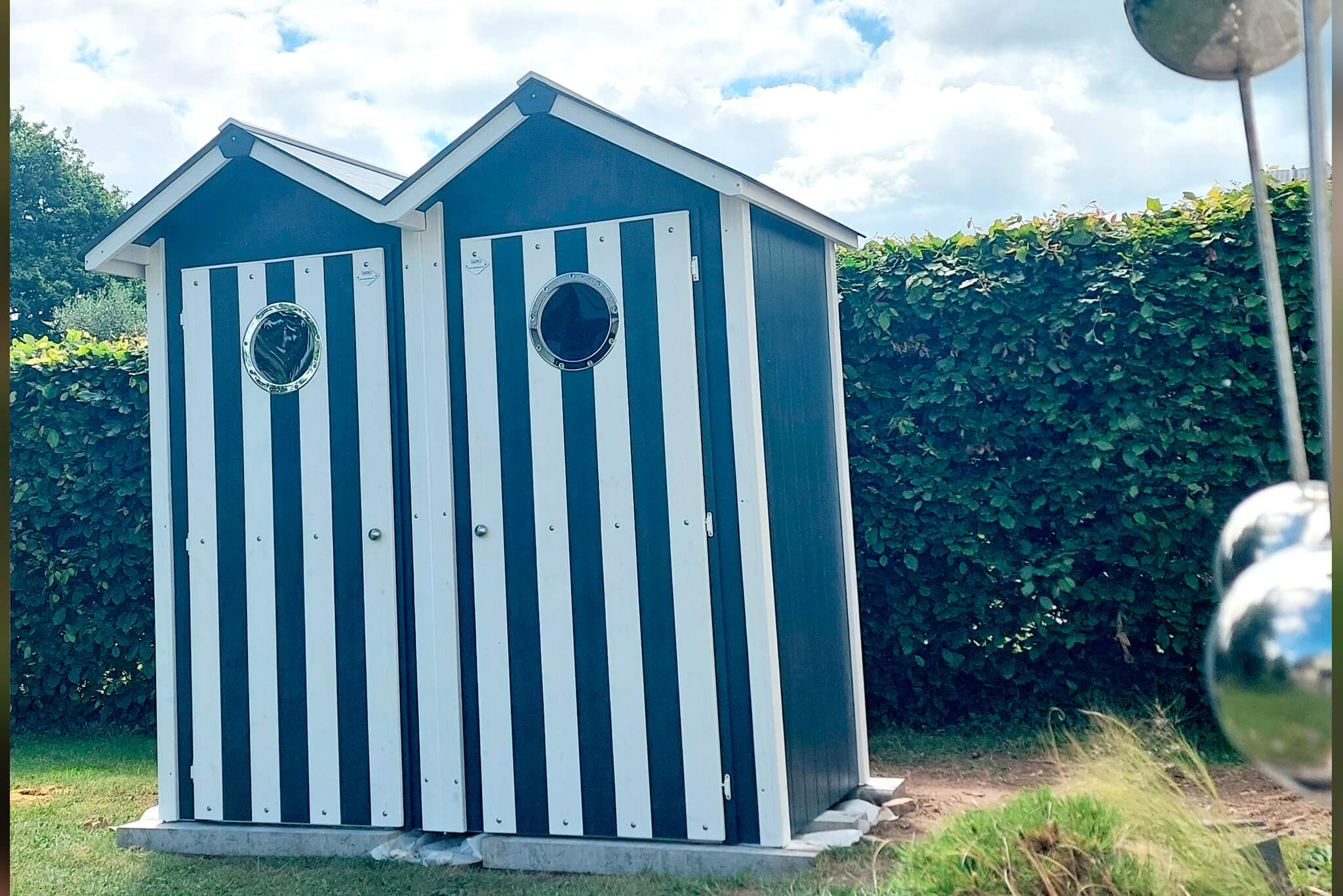 Cabine à l'ouest - Cabines de plage en bois